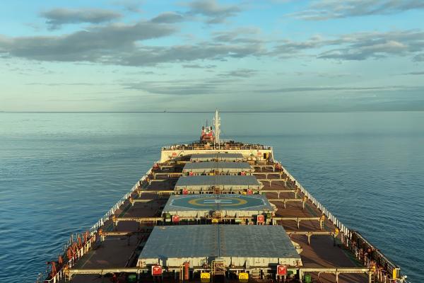 Vessel at sea